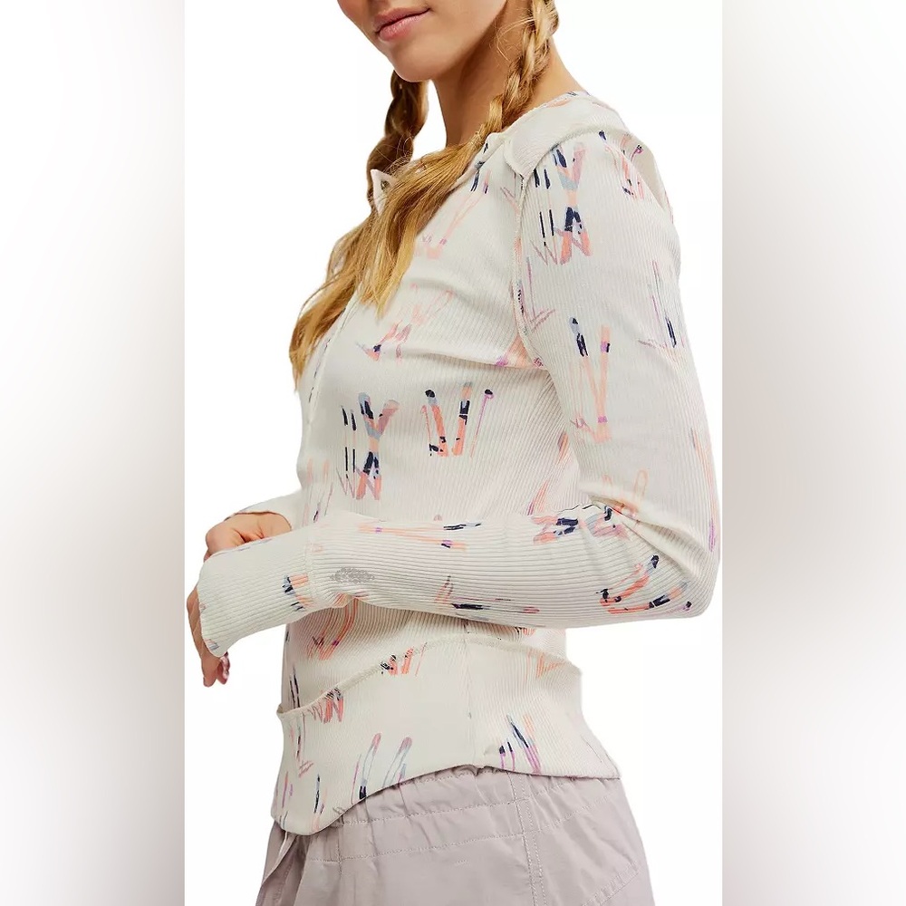 NEW FreePeople Movement Rally Printed
Layer Long Sleeve - Picture 10 of 12